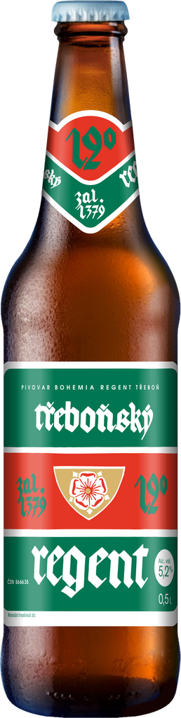 Bohemia Regent Beer - BOTTLE Retro Strong Czech Pilsener Pale Lager ABV 5.2% X 20 X 500ml
