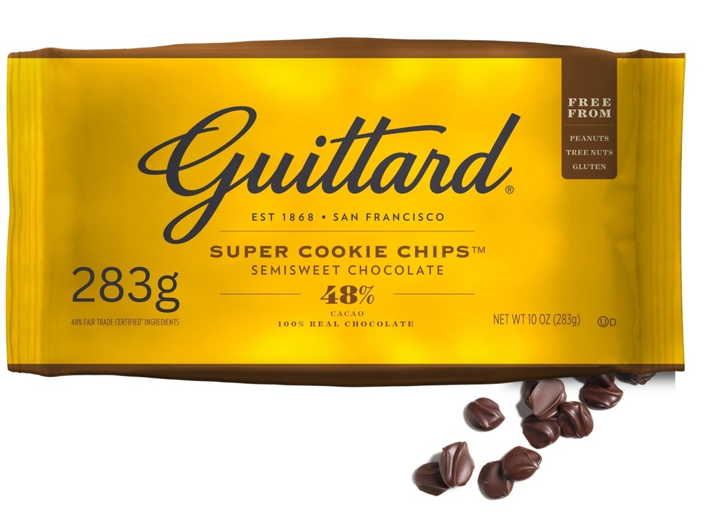 Guittard Baking Chips - Super Cookie 48% Cacao 283g