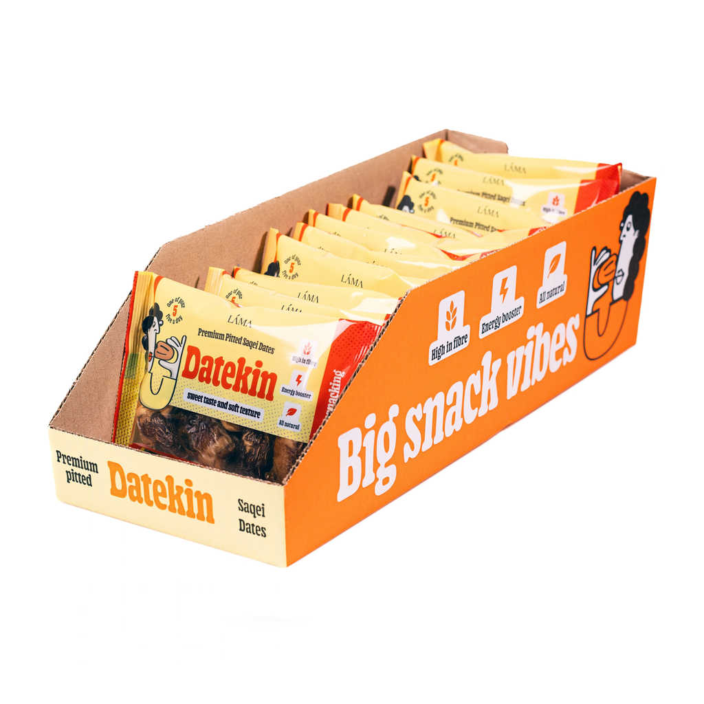 Datekin Pitted Dates - LARGE Saqei X 12 X 60g