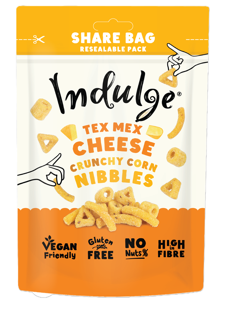[10% OFF] Indulge Corn Snacks - Tex Mex Cheese X 7 X 100g