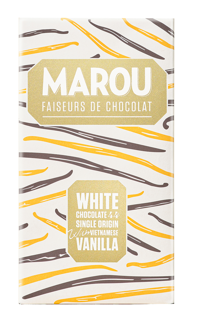 Marou Chocolate Bar - MILK 44% Single Origin Vietnamese Vanilla X 10 X 80g