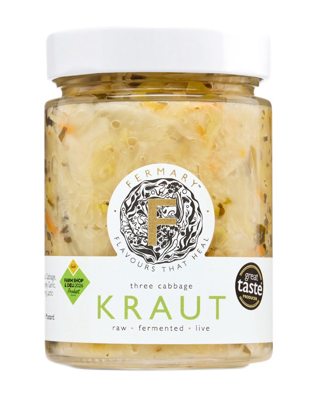 Fermary Veg Jar - Three Cabbage Kraut 300g
