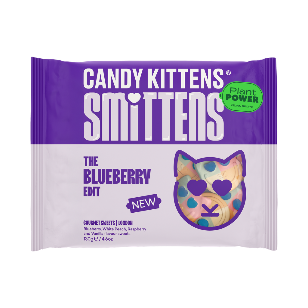 Candy Kittens Sweets- Smittens Blueberry Edit X 20 X 130g