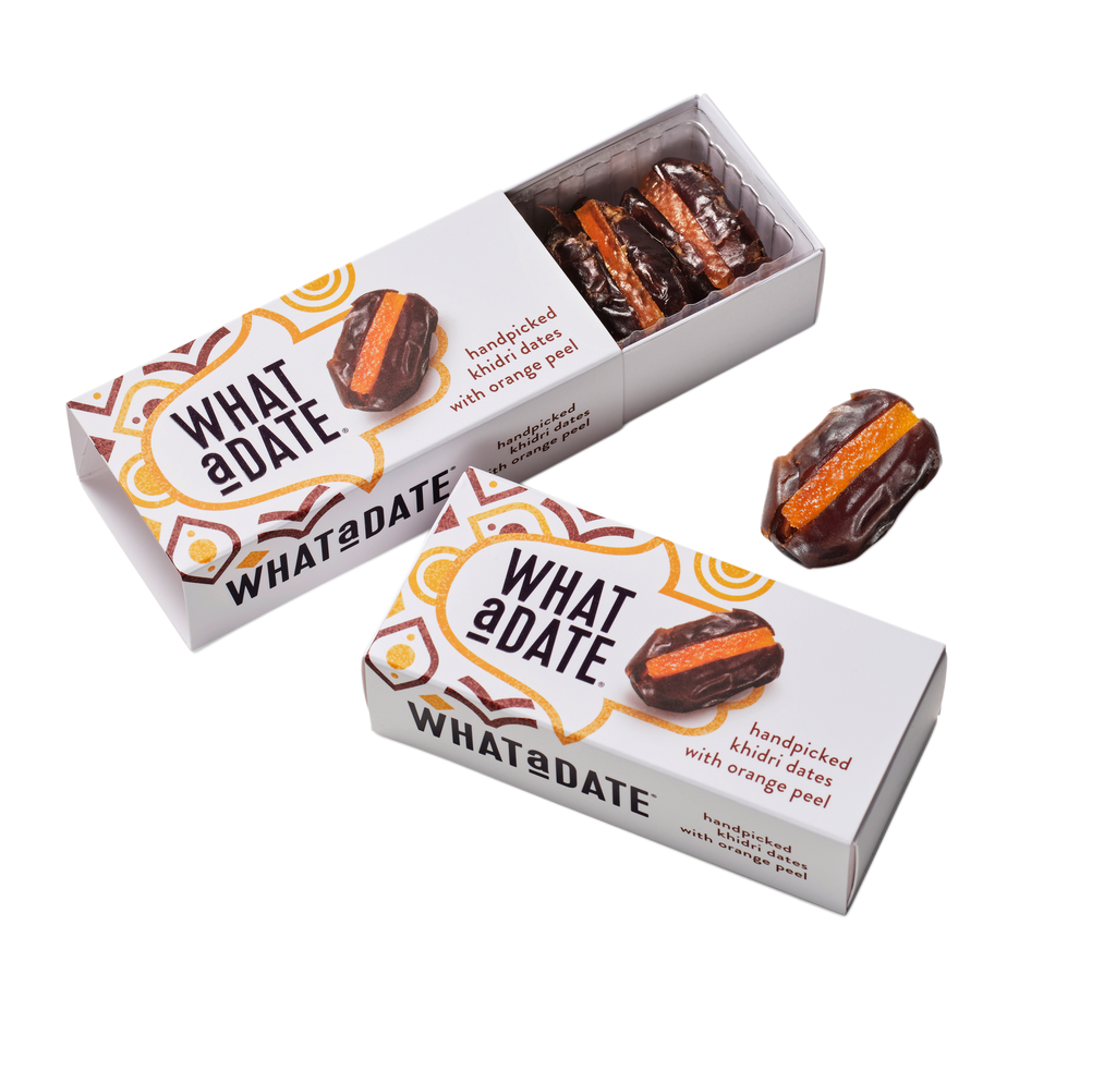 [15% OFF] What A Date Stuffed Dates - SMALL Khidri with Orange Peel X 12 X 50g