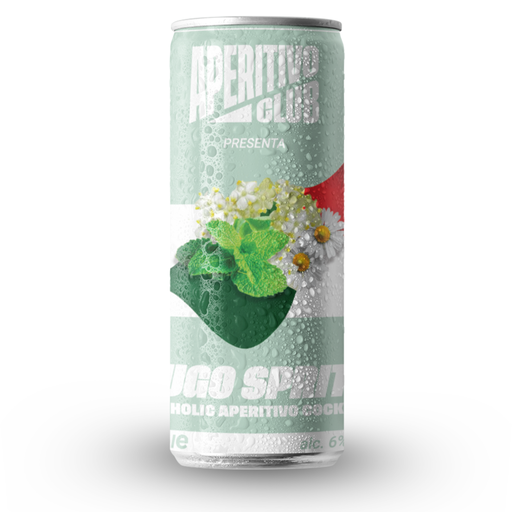 [13401] Aperitivo Club Spritz - Hugo Spritz 6%ABV X 6 X 187ml