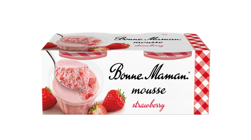 [13386] Bonne Maman Desserts - Strawberry Mousse (2X70g)