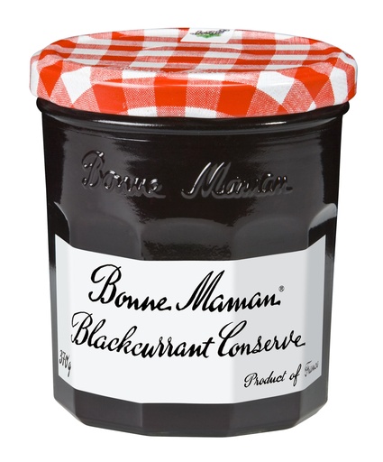 [13393] Bonne Maman Fruit Conserves - JAR Blackcurrant X 6 X 370g