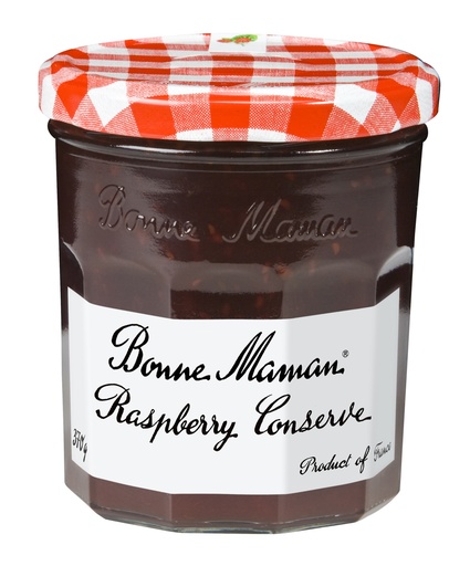 [13396] Bonne Maman Fruit Conserves - Jam Raspberry X 6 X 370g