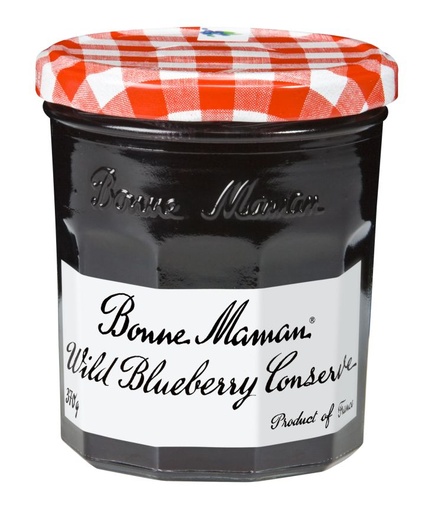 [13397] Bonne Maman Fruit Conserves - Jam Blueberry X 6 X 370g