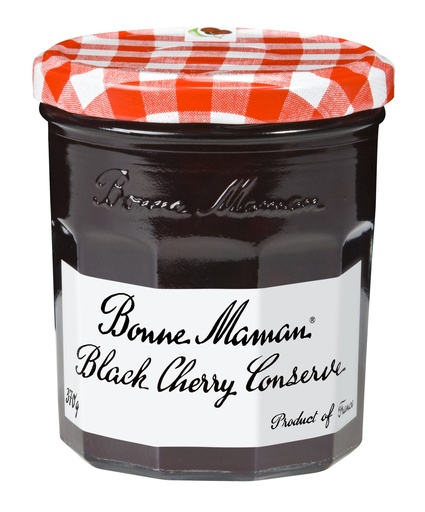 [13398] [10% OFF] Bonne Maman Fruit Conserves - Jam Black Cherry X 6 X 370g
