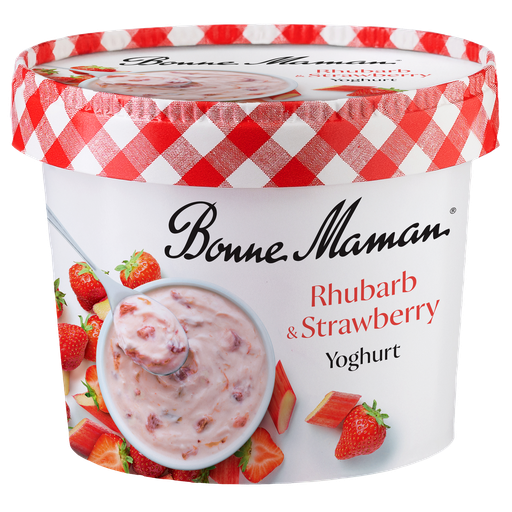 [13383] Bonne Maman Yoghurt - Rhubarb and Strawberry 450g