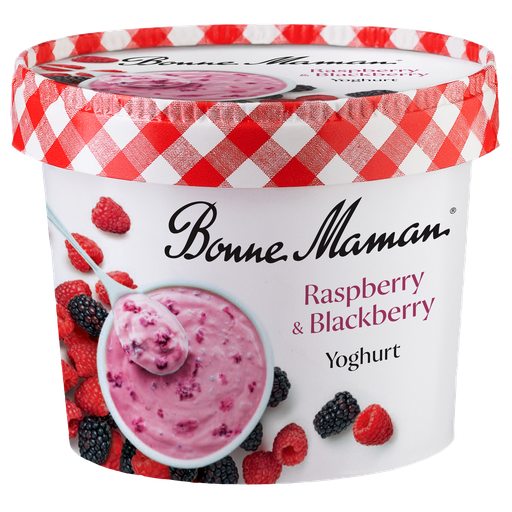[13847] Bonne Maman Yoghurt - Stirred Raspberry and Blackberry 450g