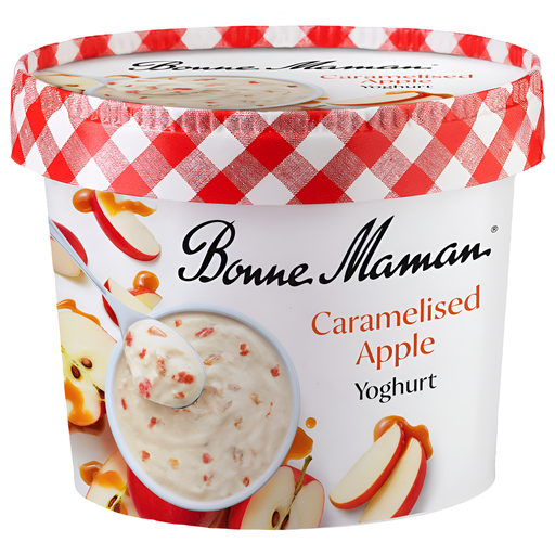 [13848] [10% OFF] Bonne Maman Yoghurt - Stirred Caramelised Apple 450g
