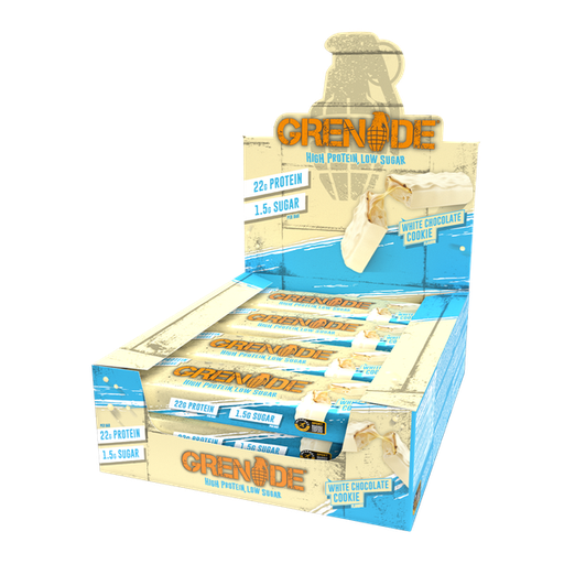 [10158] Grenade Carb Killa Protein Bars - White Chocolate Cookie X 12 X 60g