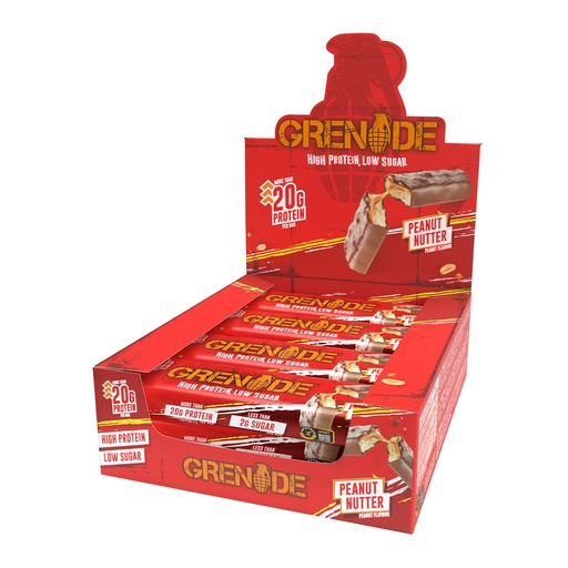 [10160] [10% OFF] Grenade Carb Killa Protein Bars - Peanut Nutter X 12 X 60g