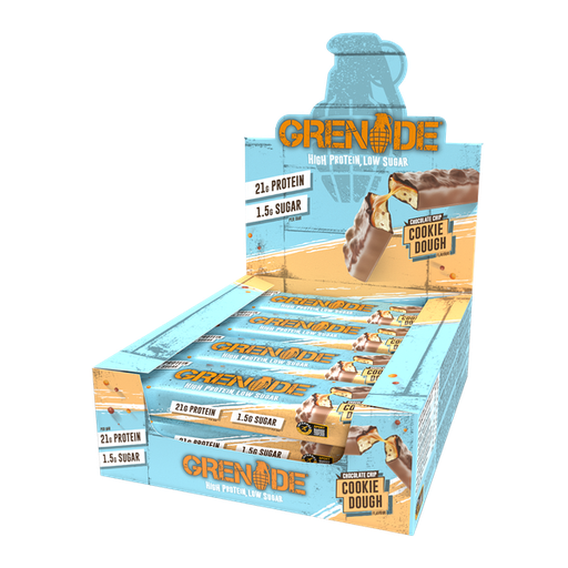 [10162] Grenade Carb Killa Protein Bars - Chocolate Chip Cookie Dough X 12 X 60g