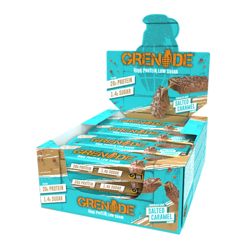 [10168] Grenade Carb Killa Protein Bars - Chocolate Chip Salted Caramel X 12 X 60g