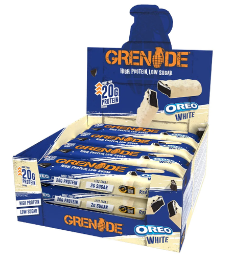 [13146] [10% OFF] Grenade Carb Killa Protein Bars - White Oreo X 12 X 60g