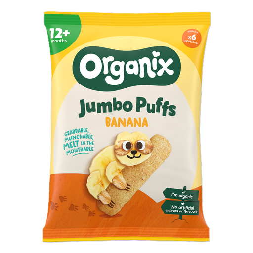 [11685] Organix Weaning Wands - Banana Weaning Wands X 5 X 25g