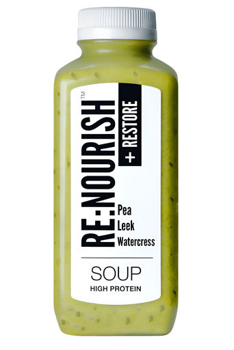 [12121] Re Nourish Fresh Soup - Pea Leak and Watercrest 500g