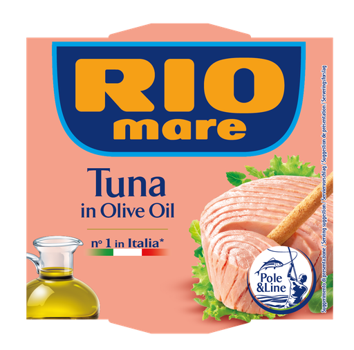 [13592] Rio Mare Canned Tuna - In Olive Oil X 12 X 160g