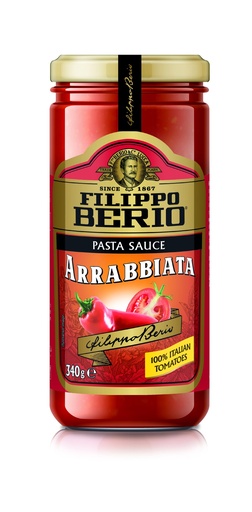 [13775] Filippo Berio Pasta Sauce - Arrabbiata X 6 X 340g