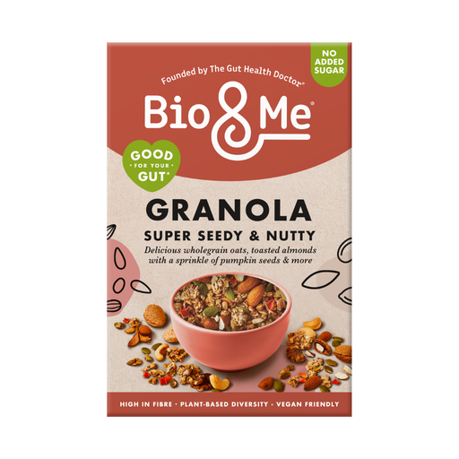 [13322] [15% OFF] Bio and Me Vegan Granola - Super Seedy and Nutty X 5 X 360g