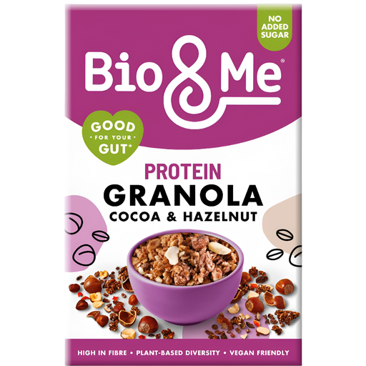 [13324] Bio and Me Vegan Granola - Cocoa and Hazelnut X 5 X 360g