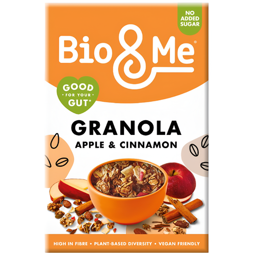 [13331] Bio and Me Vegan Granola - Apple and Cinnamon X 5 X 360g