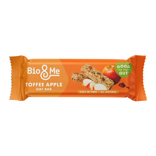 [13328] [25% OFF] Bio and Me Vegan Oat Bar - Toffee Apple X 18 X 38g