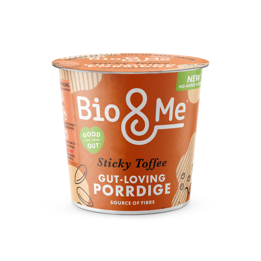 [13325] [15% OFF] Bio and Me Vegan Porridge Pot - Golden Syrup X 8 X 65g