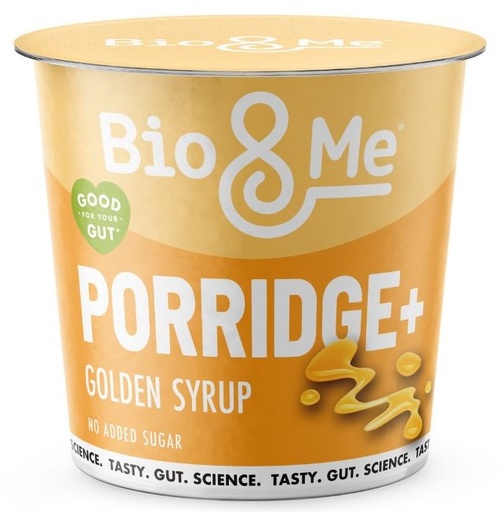 [13325] Bio and Me Porridge Pot - Golden Syrup X 8 X 65g
