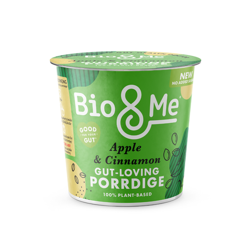 [13326] [15% OFF] Bio and Me Vegan Porridge Pot - Apple and Cinnamon X 8 X 65g