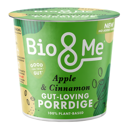 [13326] Bio and Me Porridge Pot - Apple and Cinnamon X 8 X 65g