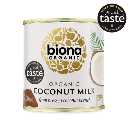 [3512] Biona Organic Coconut - Milk X 8 X 200ml