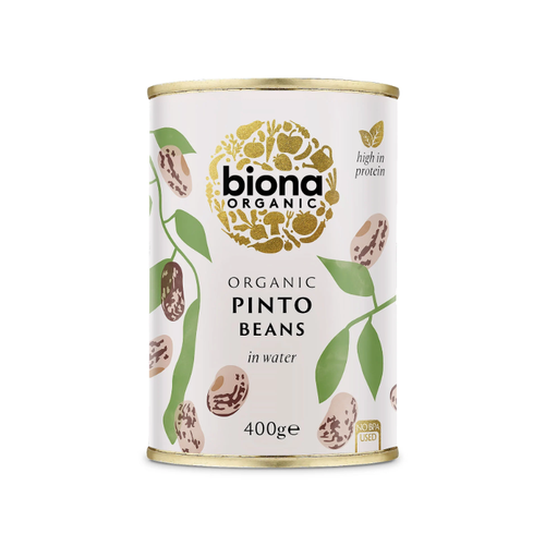 [3135] Biona Organic Veg & Pulse Cans - Pinto Beans X 6 X 400g