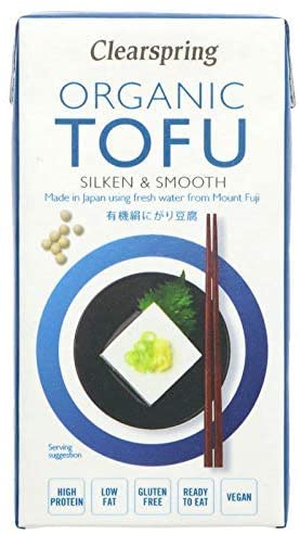 [6704] Clearspring Organic Japanese Tofu - LARGE Soya Bean Curd CS710 X 12 X 300g
