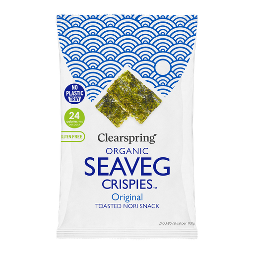 [12859] Clearspring Speciality Sea Veg - Organic Seaveg Crispies Orig SVC0103 X 20 X 4g