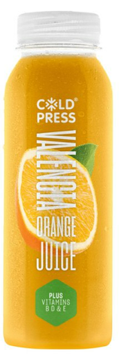 [11635] Coldpress Fruit Juice - SMALL Valencia Orange X 8 X 250ml