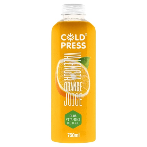 [11638] [20% OFF] Coldpress Fruit Juice - LARGE Valencia Orange X 6 X 750ml