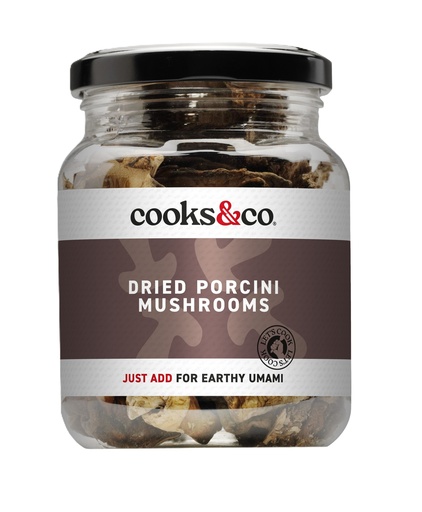 [13829] Cooks and Co Veg Jars - Dried Porcini Mushrooms X 6 X 40g