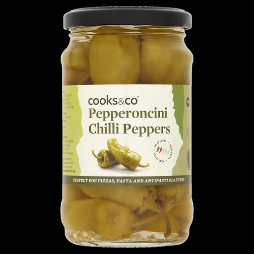 [13833] [20% OFF] Cooks and Co Veg Jars - Pepperoncini Chillies X 6 X 280g
