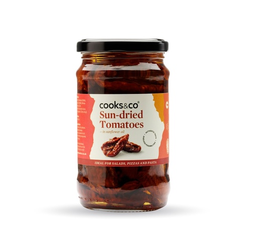 [13834] [20% OFF] Cooks and Co Veg Jars - Sundried Tomatoes X 6 X 280g