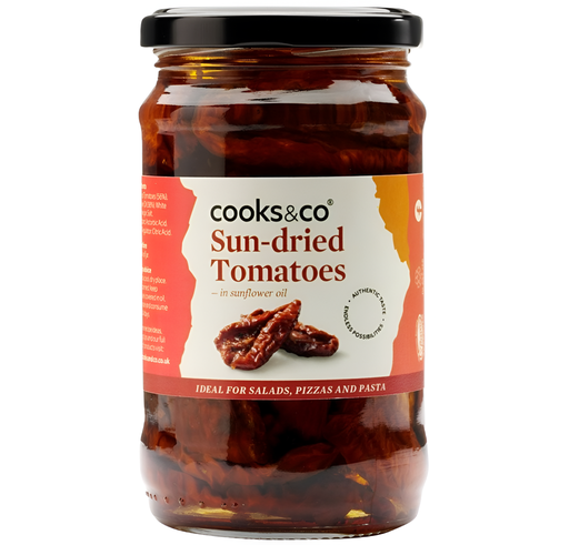 [13834] Cooks and Co Veg Jars - Sundried Tomatoes X 6 X 280g