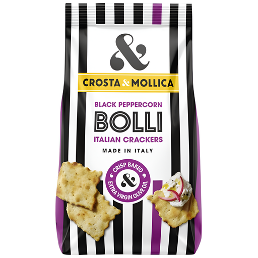 [11322] [15% OFF] Crosta and Mollica Bolli - Black Pepper X 7 X 150g