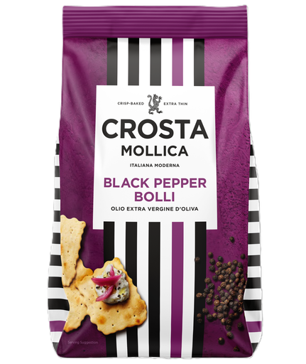 [11322] [15% OFF] Crosta and Mollica Bolli - Black Pepper X 7 X 150g