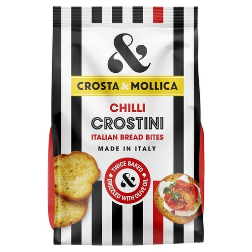 [11323] Crosta and Mollica Crostini - Chilli X 10 X 150g