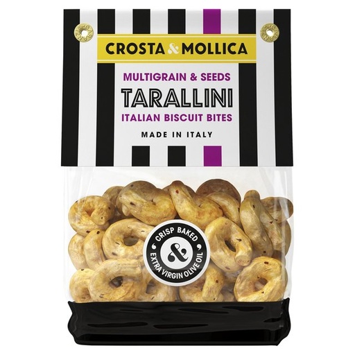 [11328] Crosta and Mollica Tarallini - Multigrain X 8 X 170g