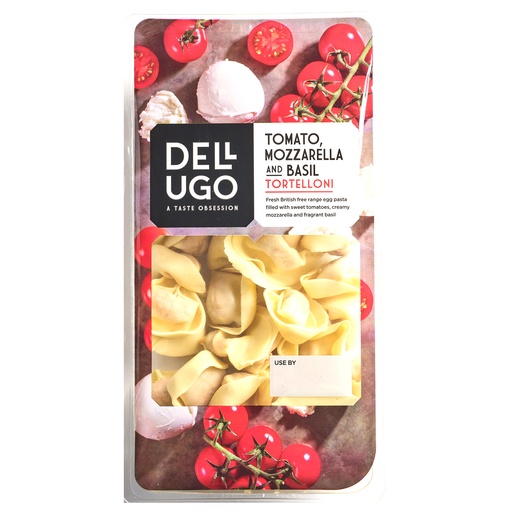 [6781] Dell Ugo Fresh Filled Pasta - Tortelloni Tomato & Mozzarella 300g