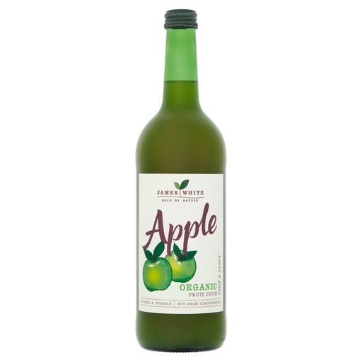 [9967] James White Organic Juices - Apple X 6 X 75cl